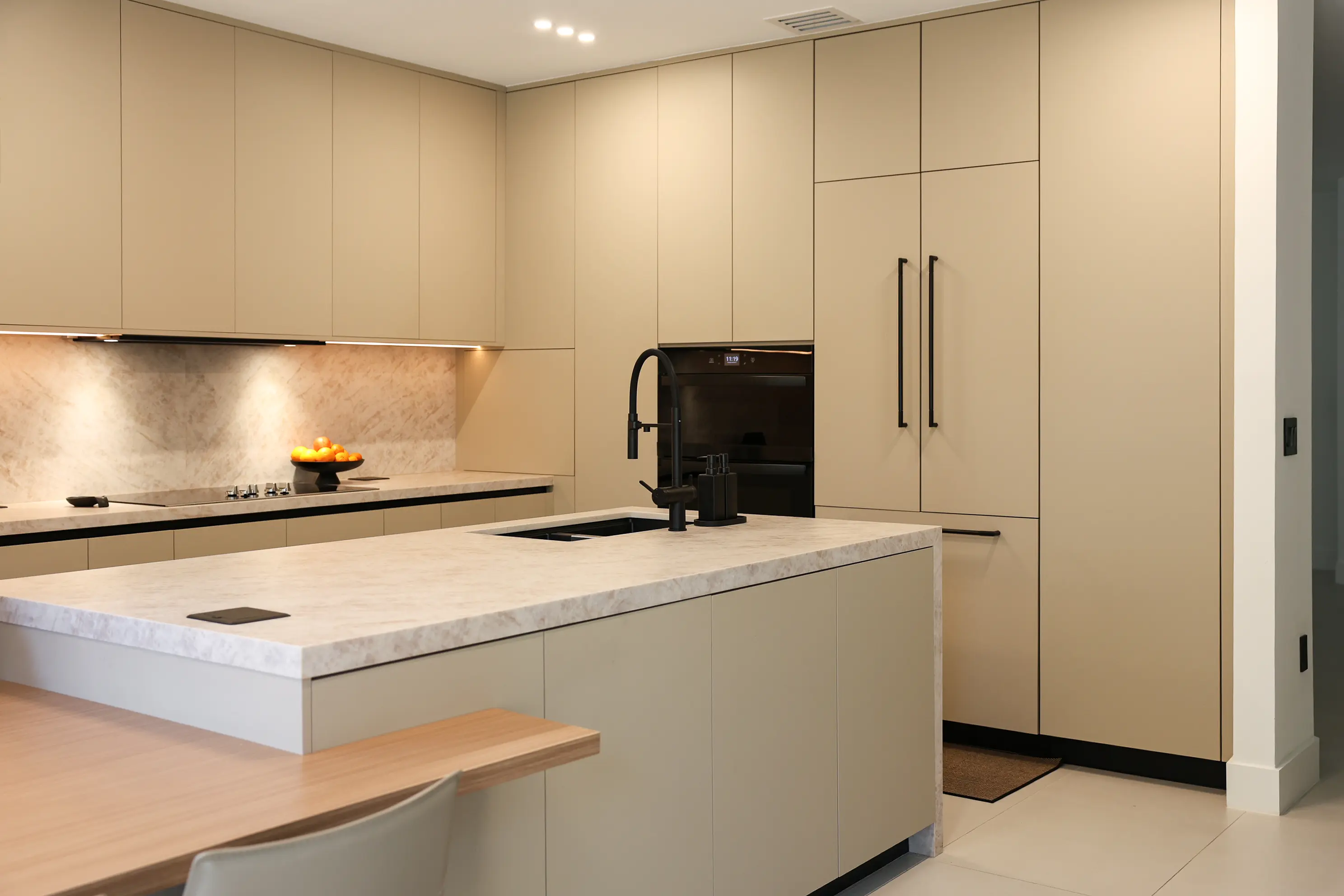 High-end custom kitchen island