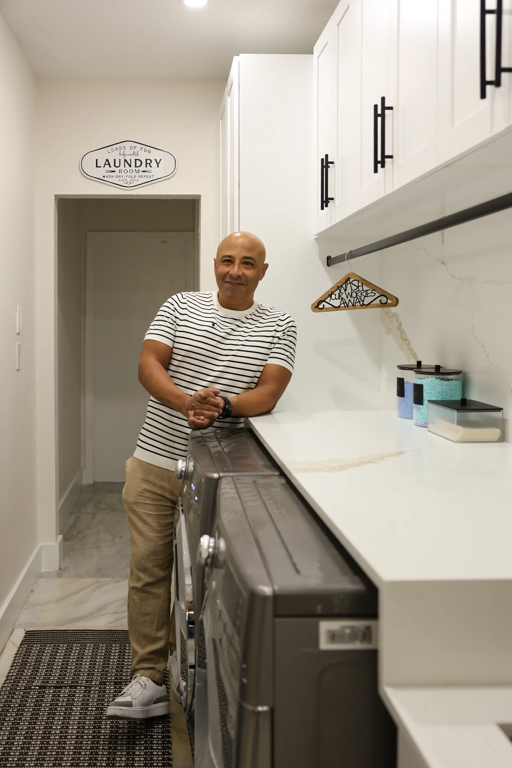 Luxury utility room organization